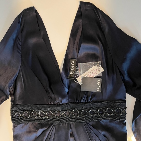 Brunya dress. Swarovski crystal. New with tags.Pure silk - Picture 2 of 5